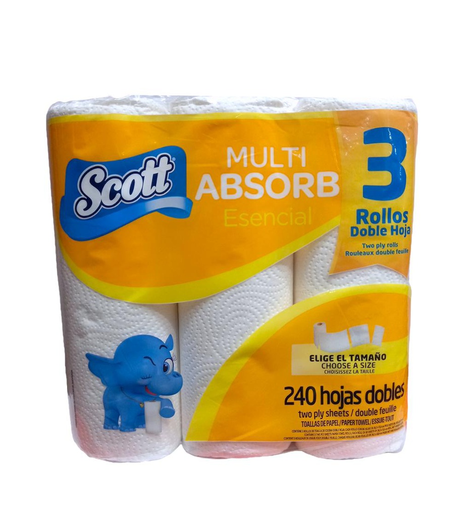 PAPEL SCOT MULTIUSO TRIPACK 