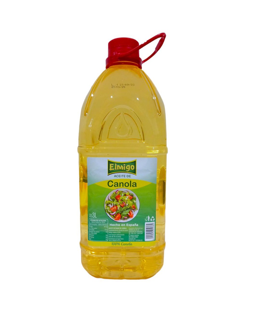 ACEITE DE CANOLA ELMIGO 3L