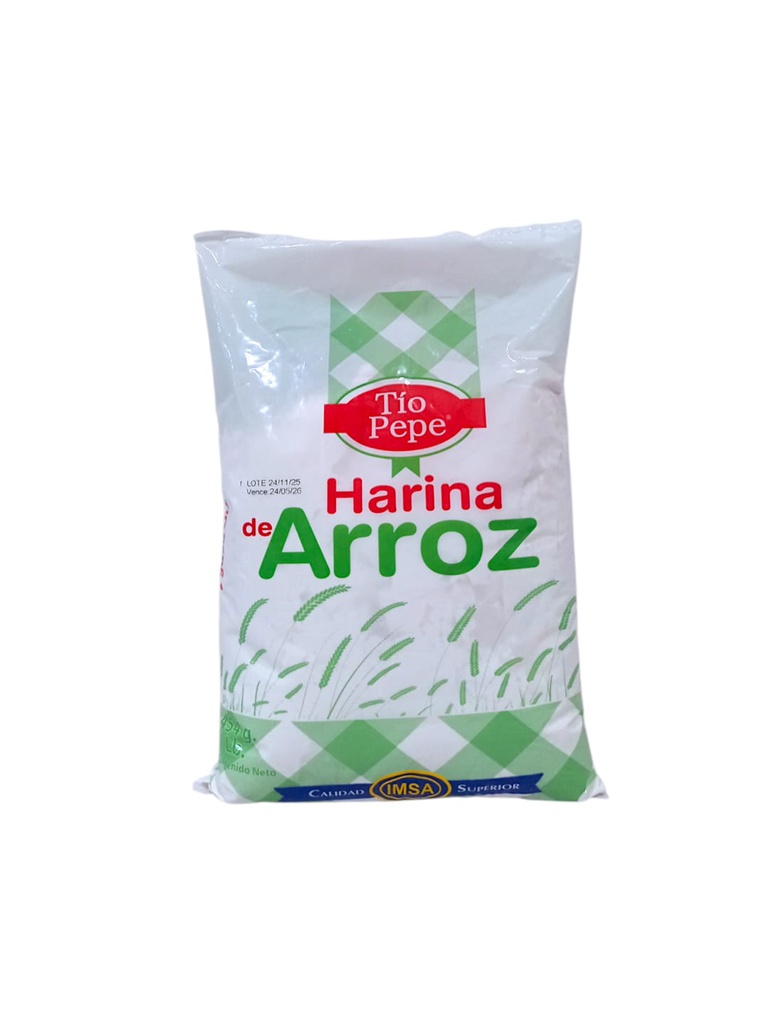 HARINA DE ARROZ TIO PEPE 454 G