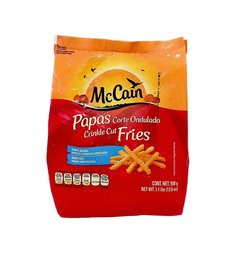 MCCAIN PAPAS 500G CORTE ONDULA