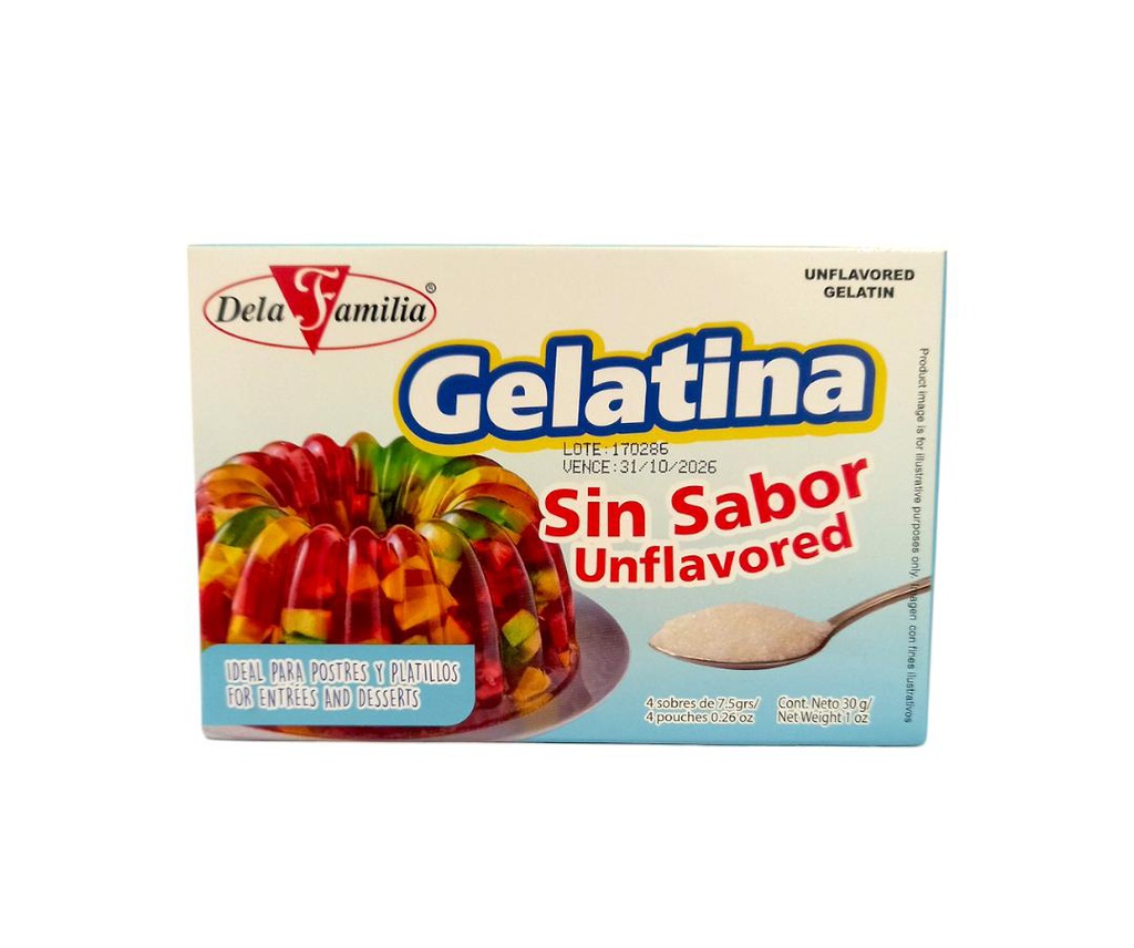 GELATINA SIN SABOR UNFLAVORED 