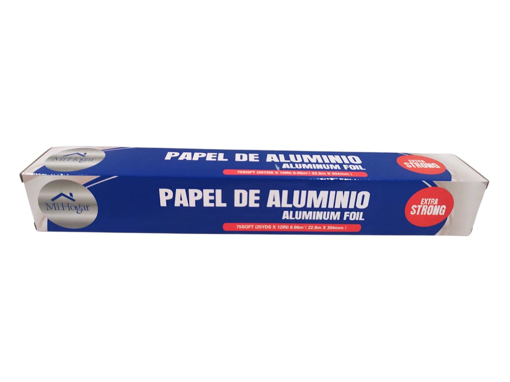 PAPAEL ALUMINIO MI HOGAR 75FT