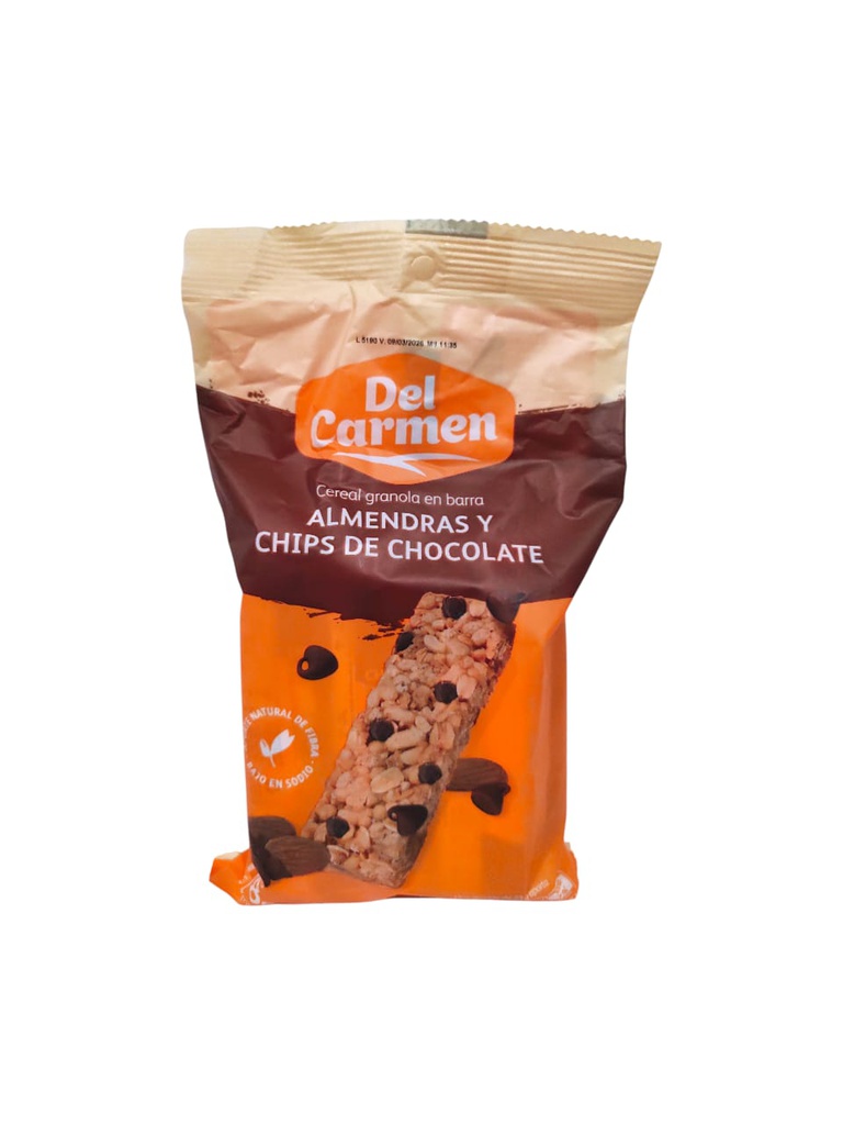 BARRA DE ALMENDRA Y CHOCOLATE