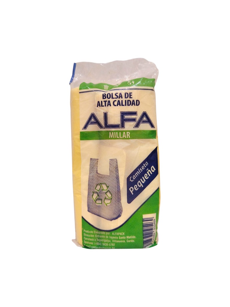 BOLSA CAMISETA MILLAR PEQUEÑA