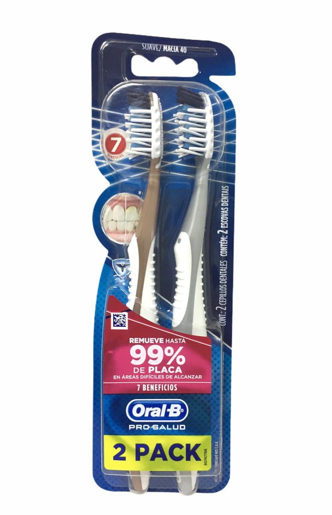 CEPILLO ORAL B 7 BENEFICIOS 2X