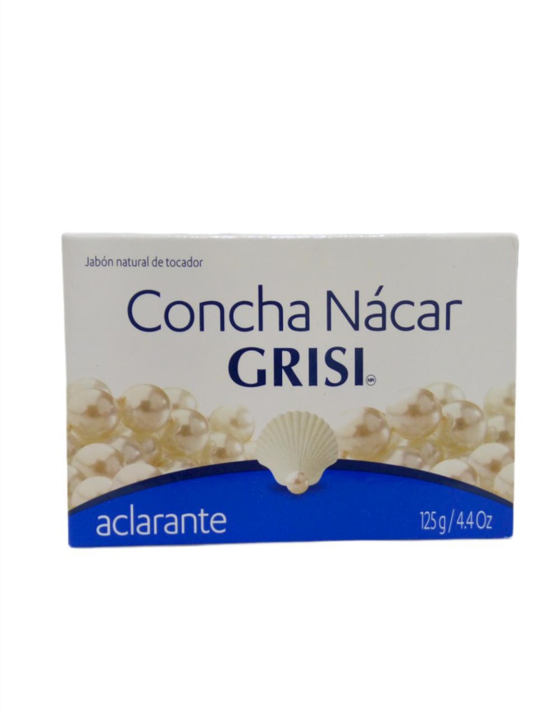 JABON CONCHA NACAR GRISI 125G