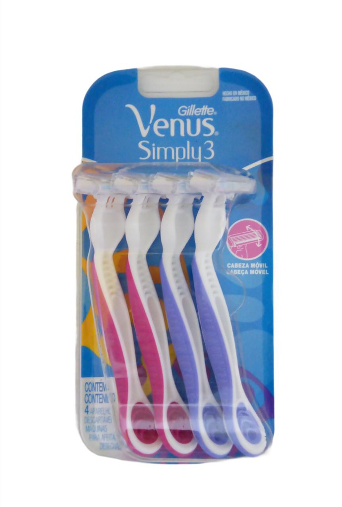RASURADORA VENUS 4 SIMPLY 4 UN