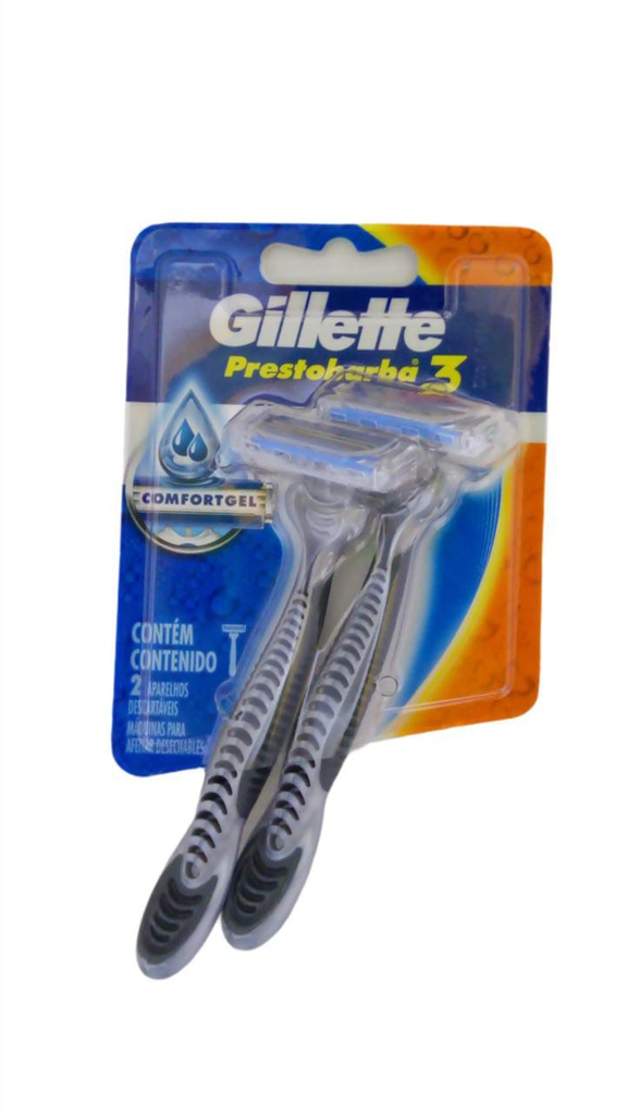 GILLETTE PRESTOBARBA 3 BLISTER
