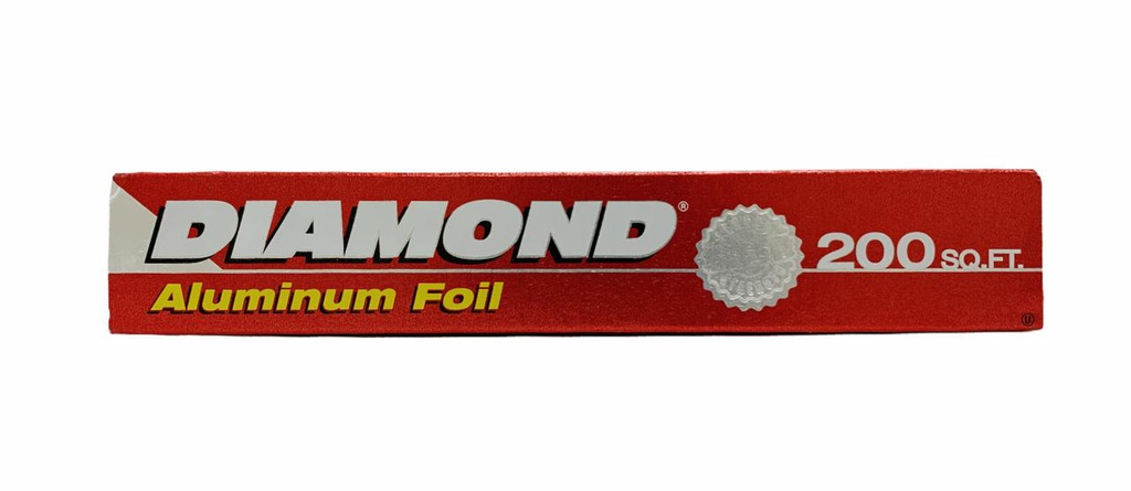 PAPEL ALUMINIO DIAMOND 200FT