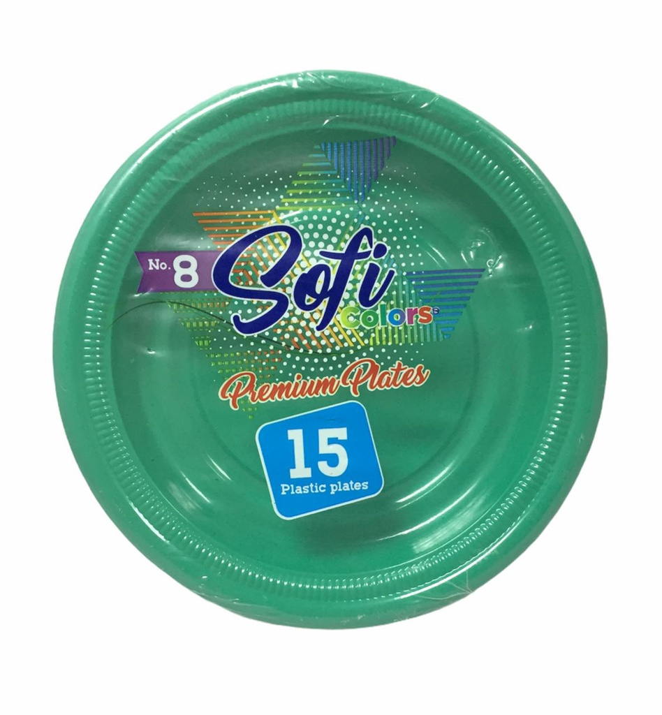 PLATO PLASTICO #08 SOFI COLORS