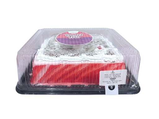 [184230_3] PASTEL RECTANGULAR FRESA NORMAL LA EXQUISITA