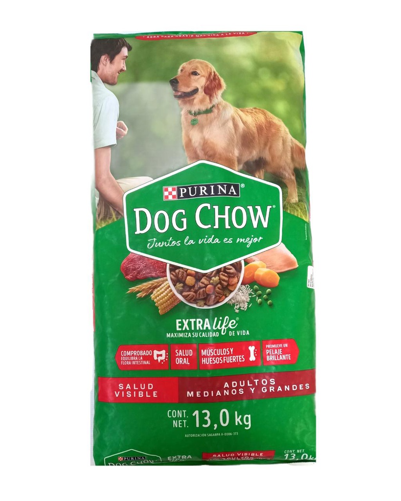 DOG CHOW EXTRA LIFE 13KG ADULT