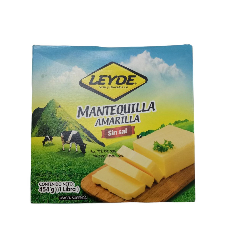 MANTEQUILLA AMARILLA SIN SAL 1