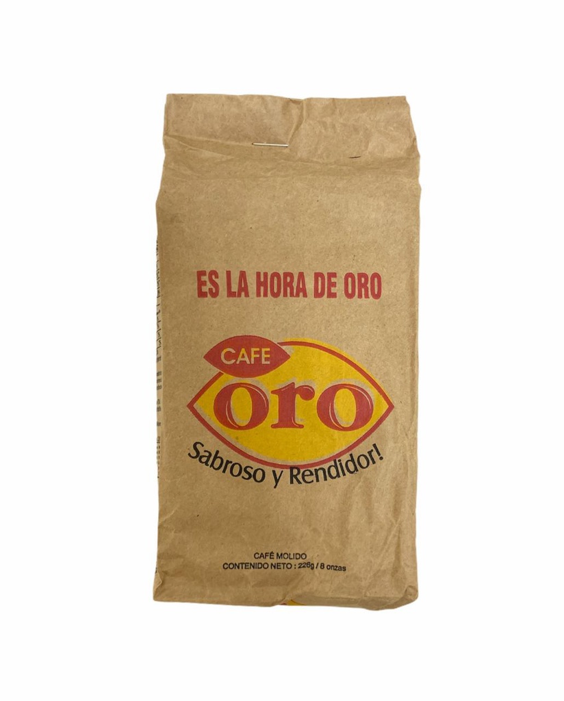 CAFE ORO 1/2 LB 8 ONZ BOLSITA