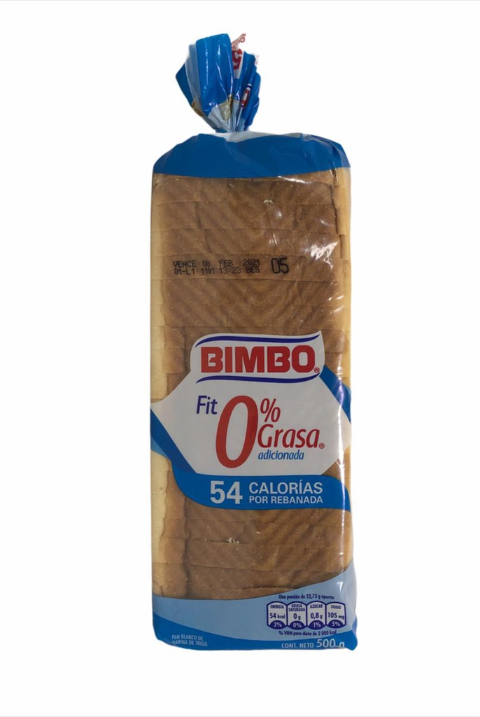 PAN MOLDE BIMBO DIETA 500 G