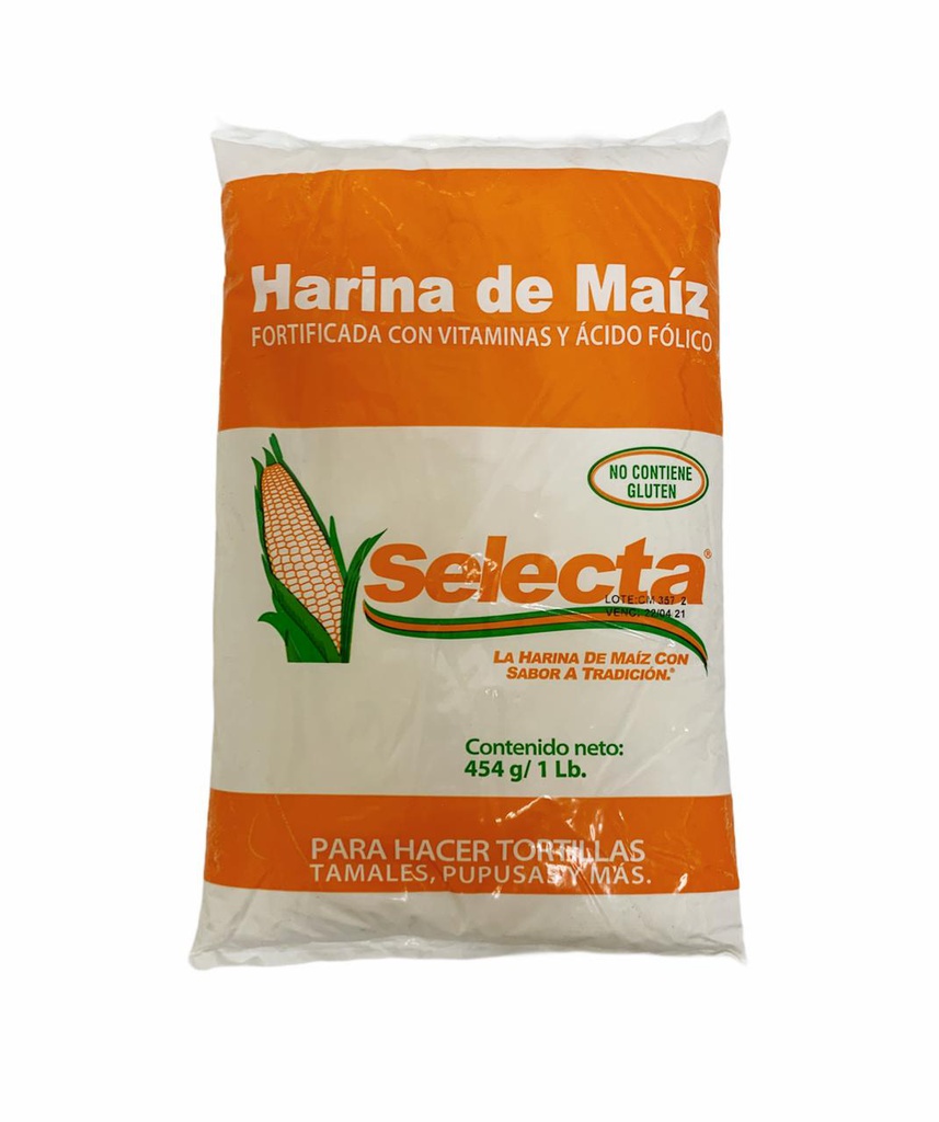 SELECTA 1 LB HARINA DE MAIZ