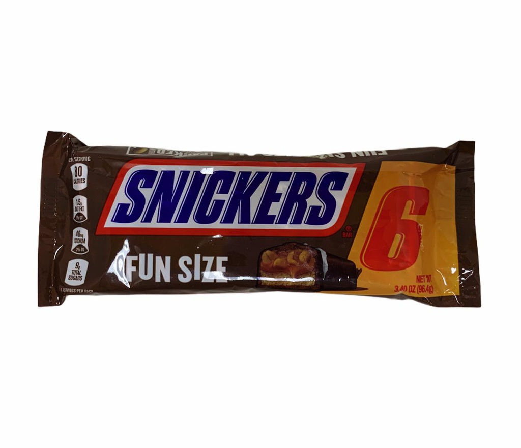 SNICKER 6 PACK FUN SIZE