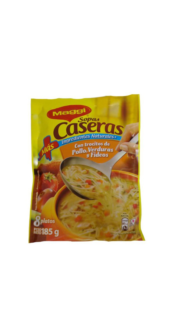 SOPA MAGGI CACERA VERDURAS Y F