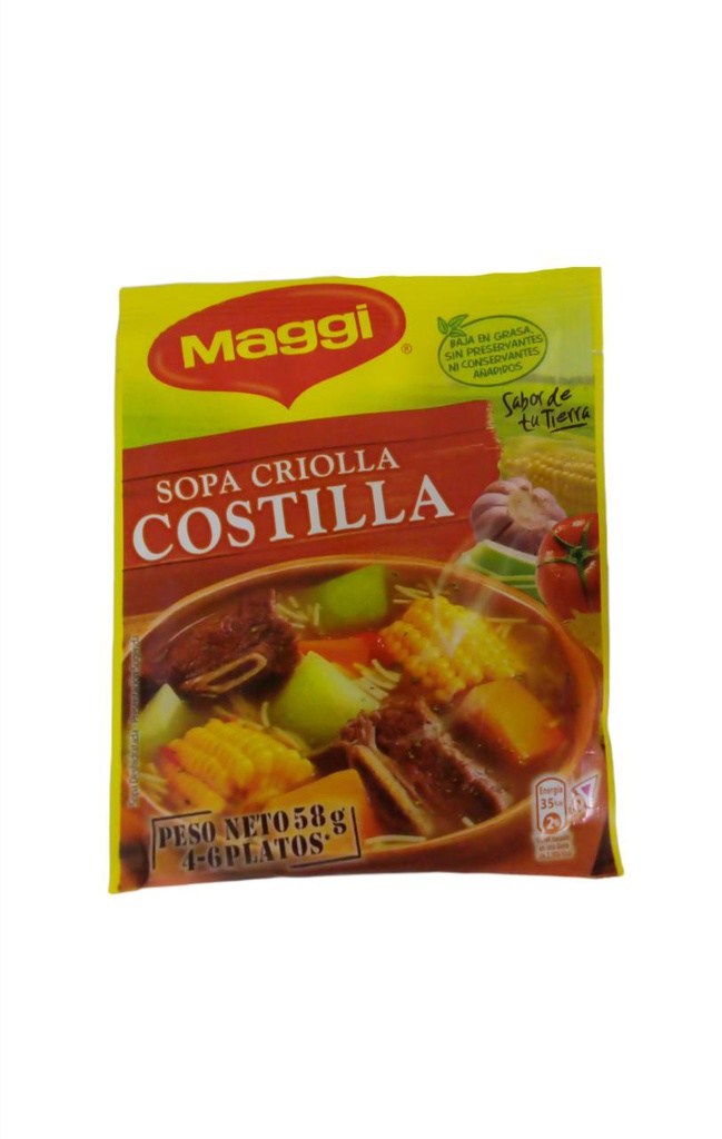 SOPA DE COSTILLA CRIOLLA MAGGI