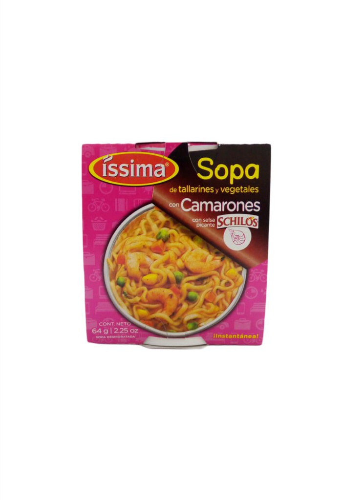 SOPA ISSIMA CAMARON CON CHILE