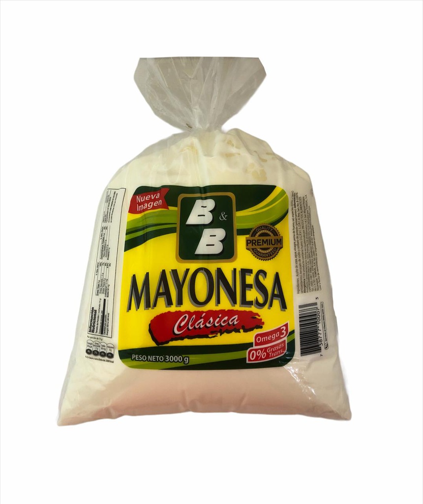 MAYONESA CLASICA B&amp;B 3000GR