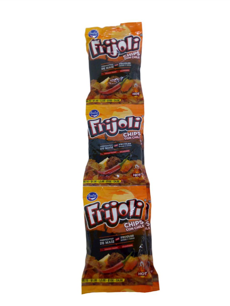 FRIJOLI CHIPS CHILE RISTRA