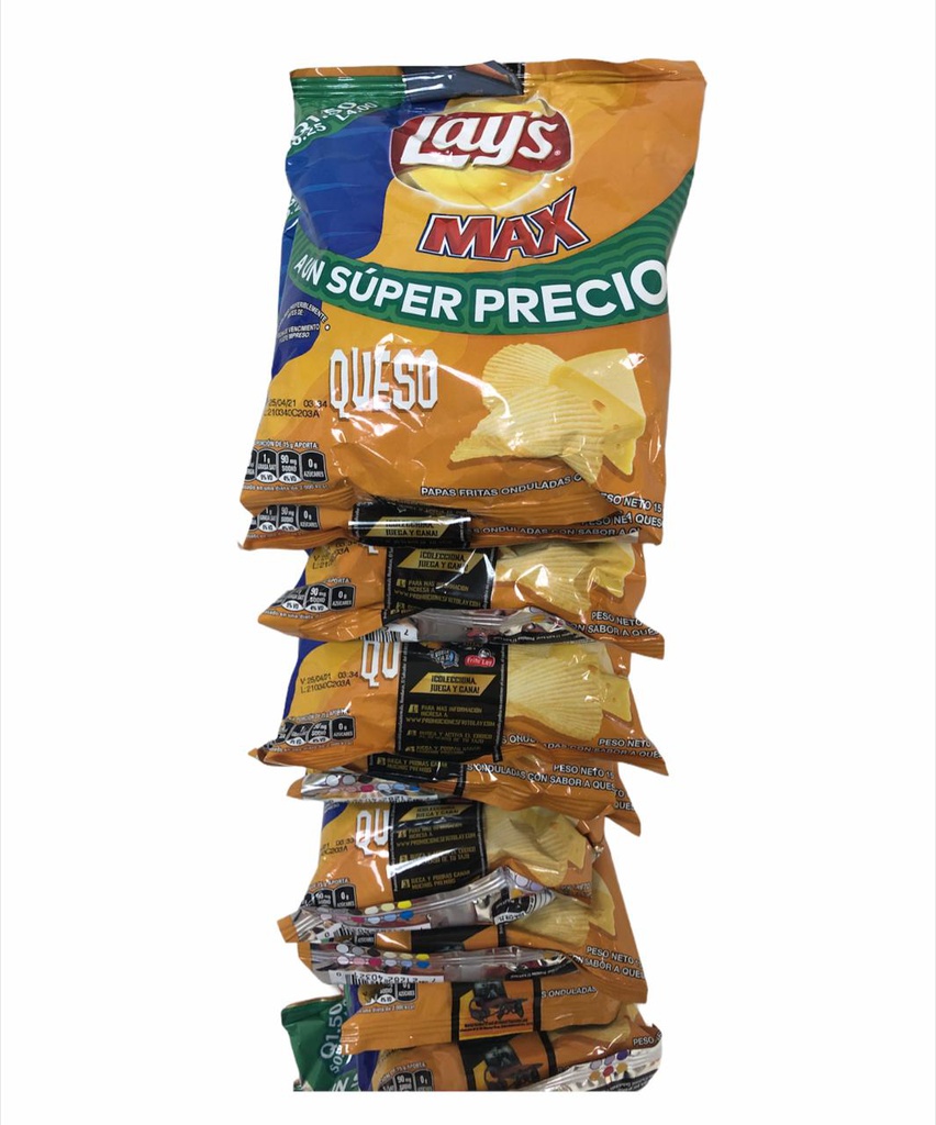 LAYS MAX QUESO RISTRA 12UDS