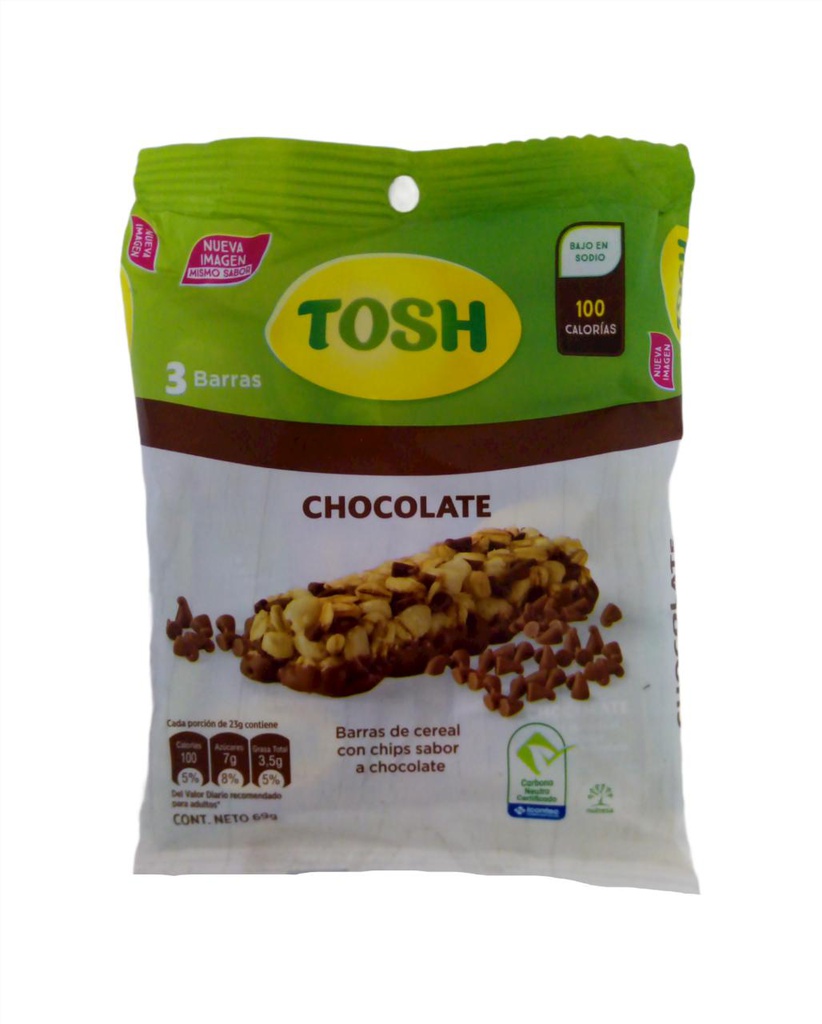 BARRAS TOSH DE CHOCOLATE 3PACK