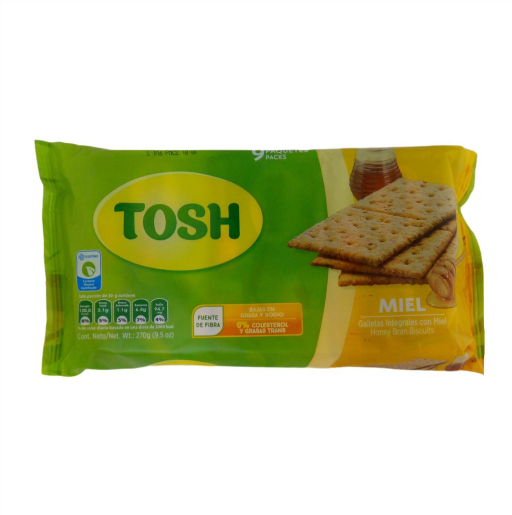 GALLETA TOSH MIEL 270G