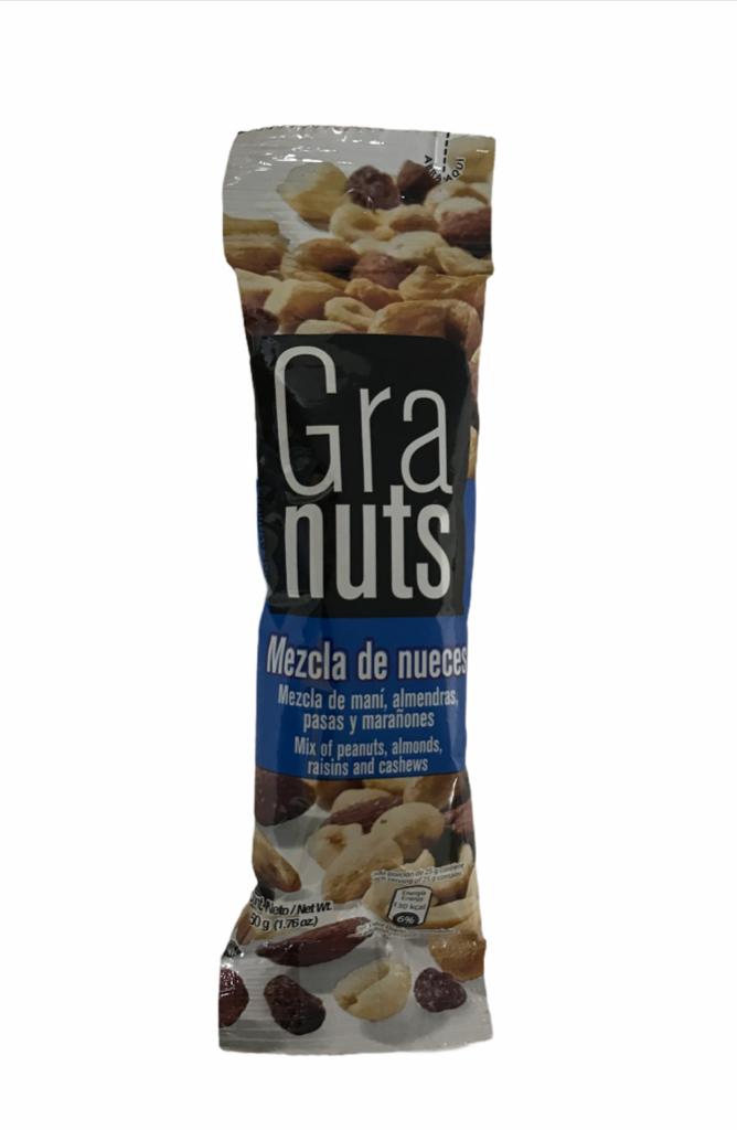 MEZCLA DE NUECES GRANUTS 50 G