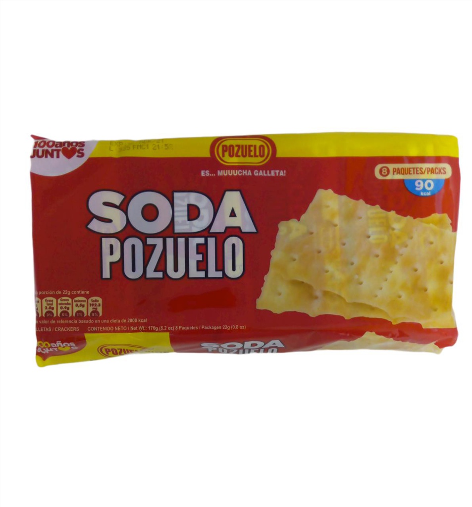 GALLETA SODA POZUELO 8 PAQ 