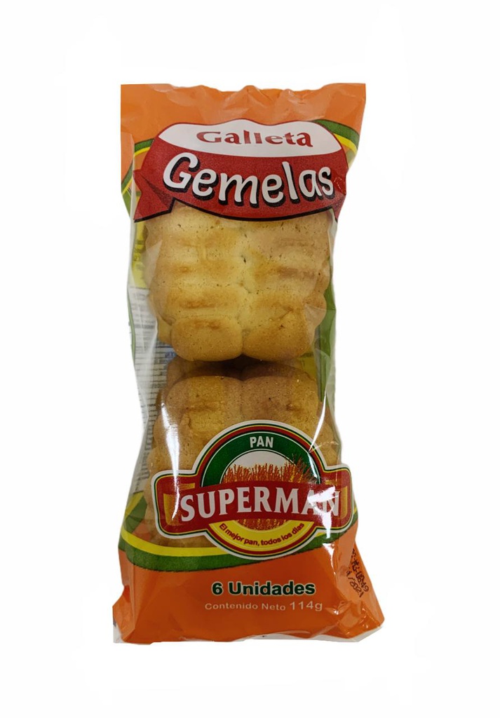 GALLETA GEMELAS 6 UNIDADE