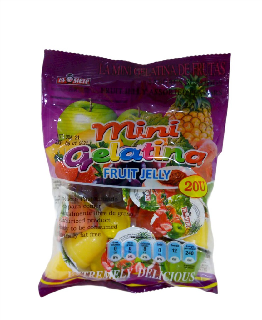 MINI GELATINA ASSORTED 20 UN C