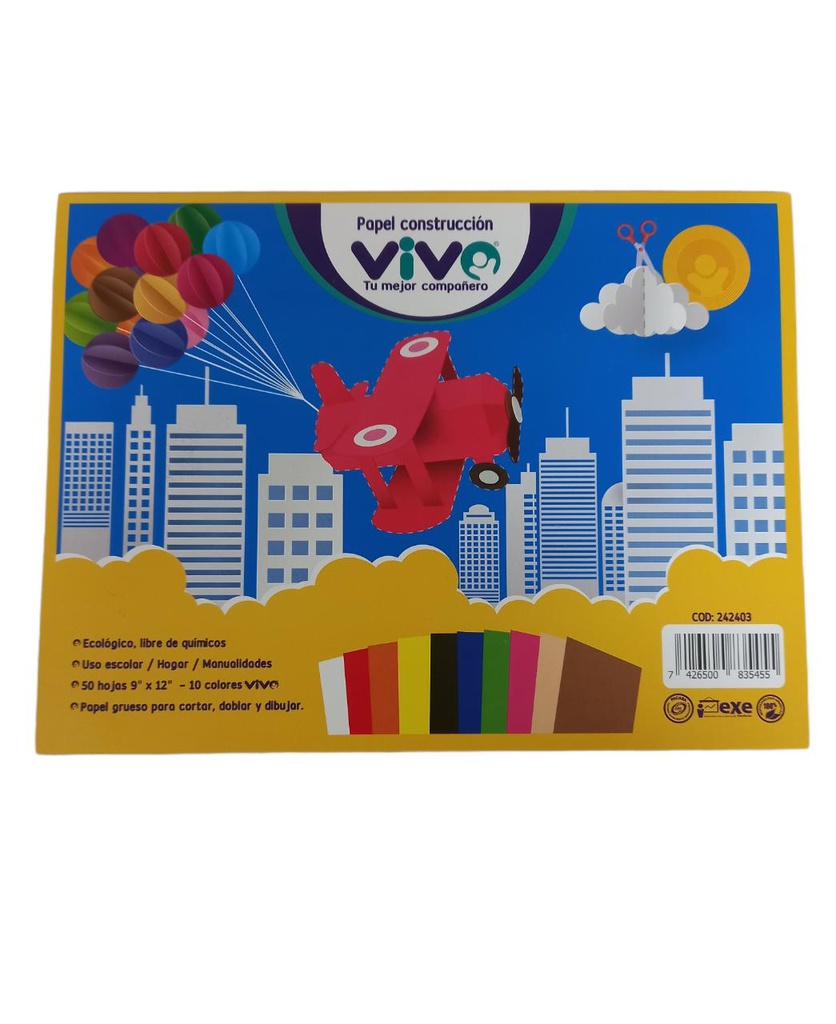 PAPEL CONSTRUCCION VIVO PACASA