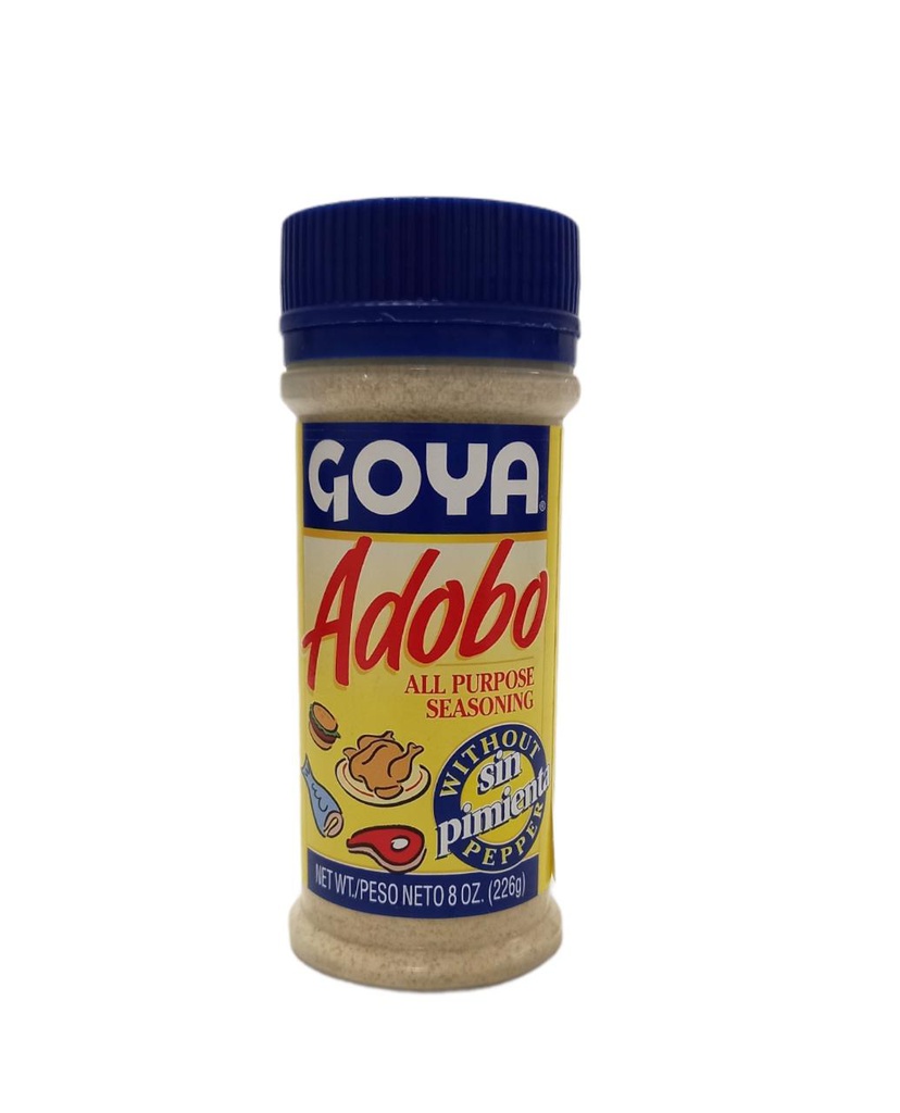 ADOBO GOYA SIN PIMIENTA 8 OZ 