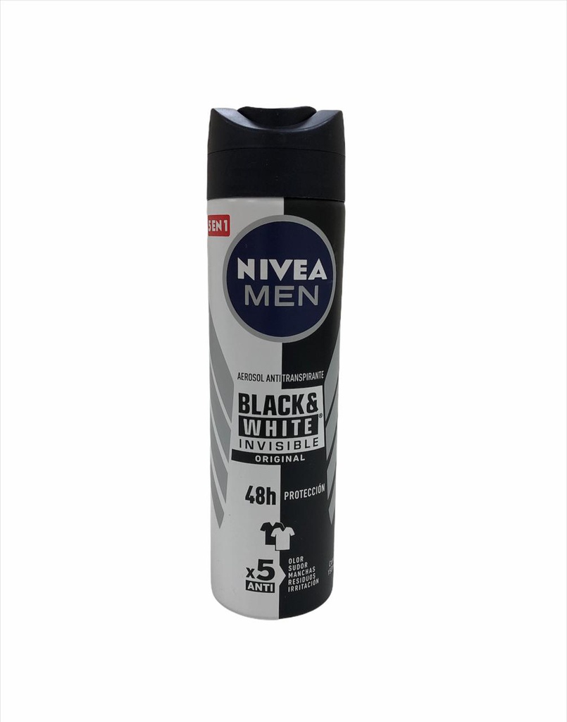 DESODORANTE NIVEA BLACK WHITE 