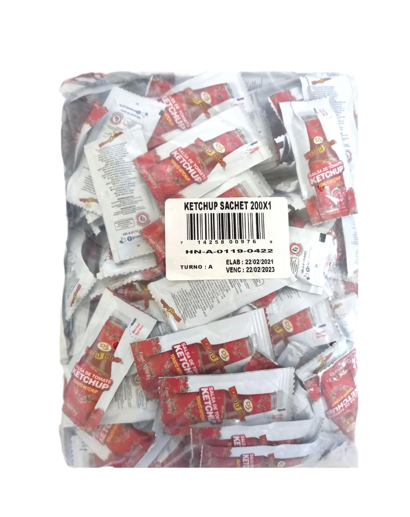 KETCHUP SACHET DON JULIO 200 U