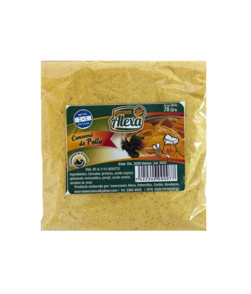 CONSOME DE POLLO ALEXA 78 GR