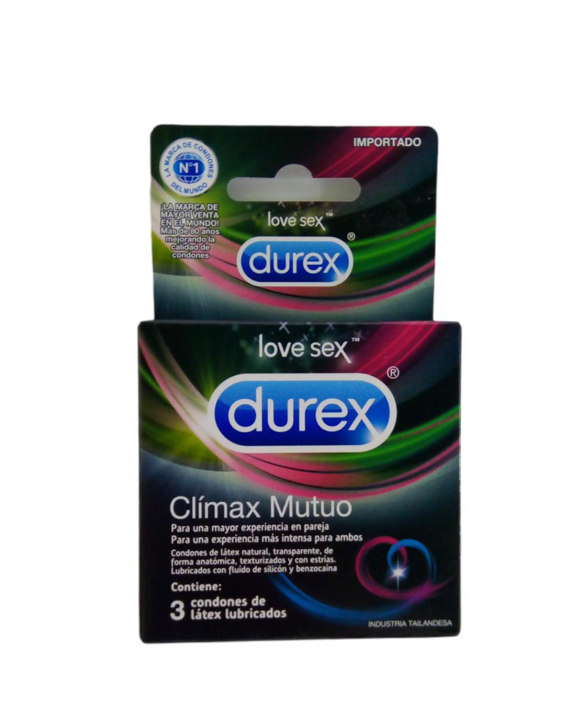 CONDONES DUREX CLIMAX MUTUO 3