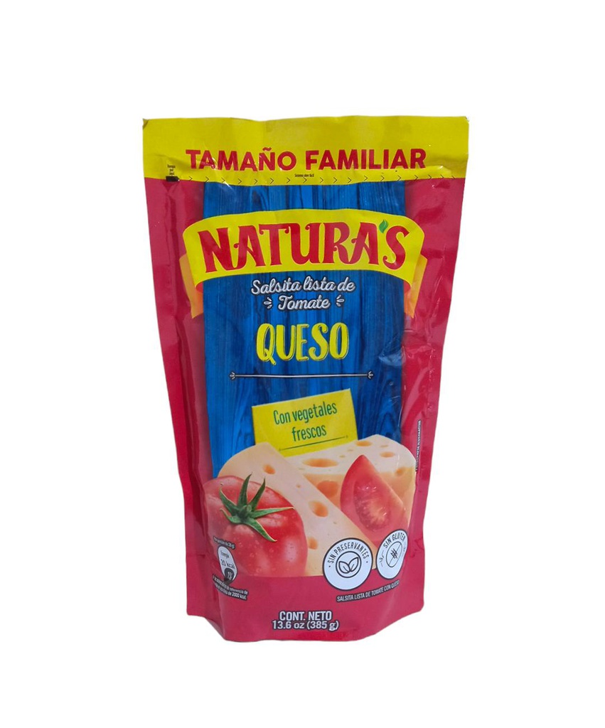 SALSA DE TOMATE QUESO 400G