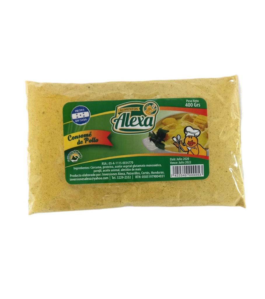 CONSOME DE POLLO ALEXA 400G