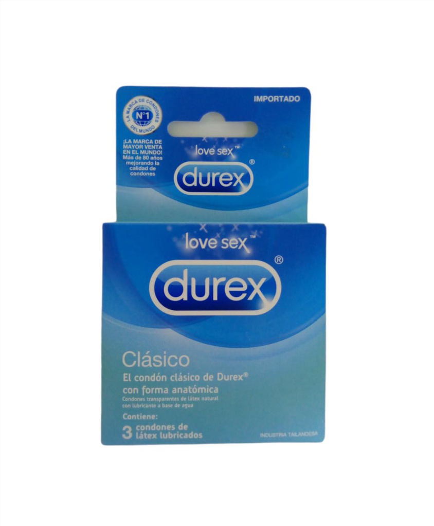 CONDON CLASICO DUREX LATEX 3 U