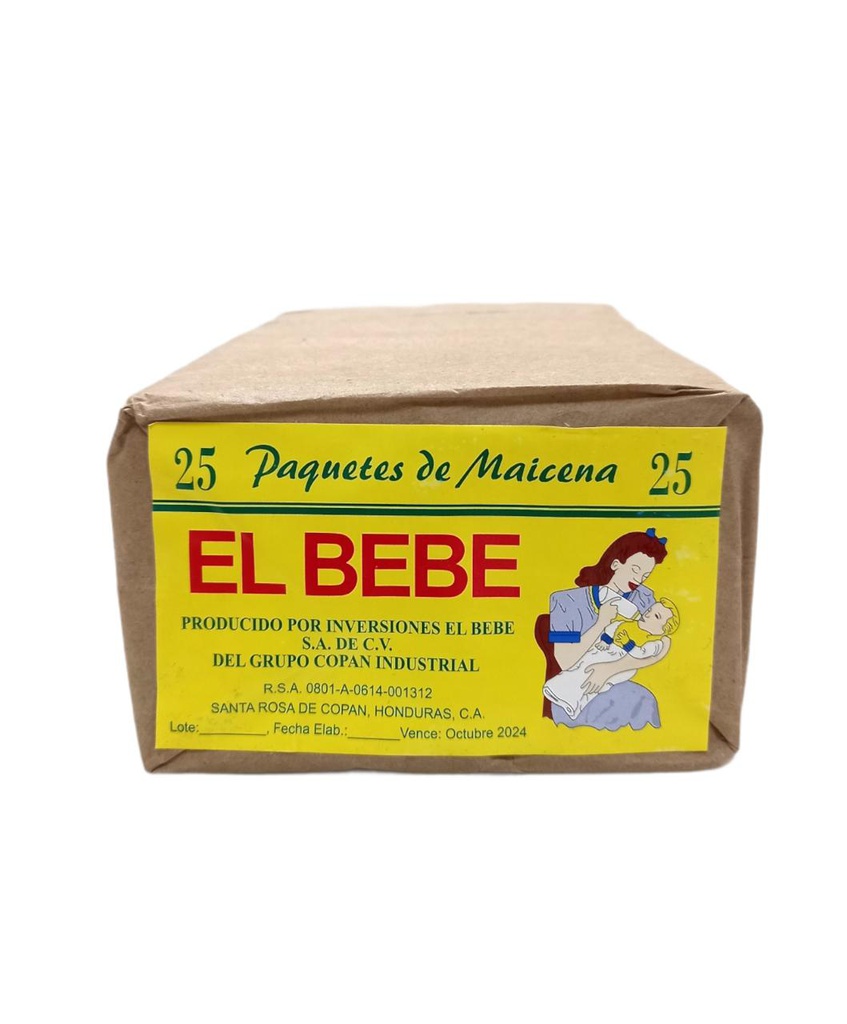 BOLSA MAICENA EL BEBE 25 UNDS