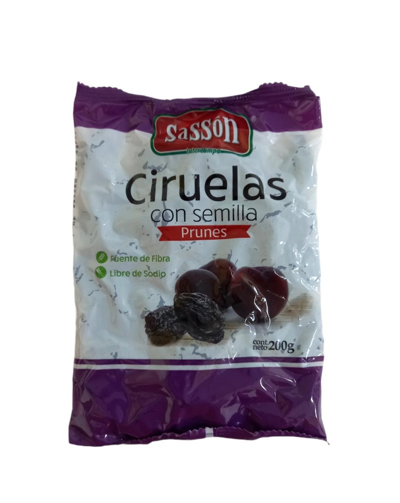 CIRUELAS C/SEMILLAS SASSON 200