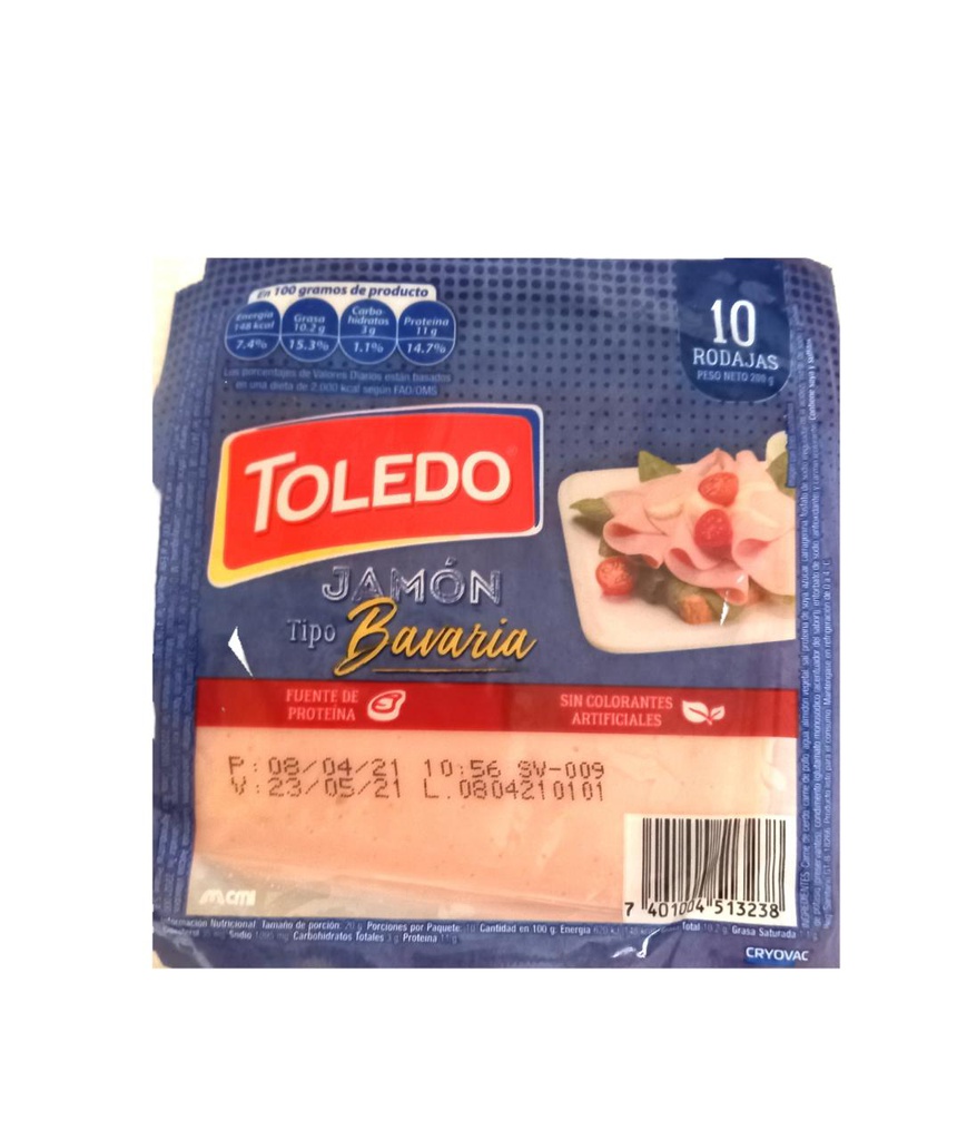 JAMON BAVARIA TOLEDO 200 G