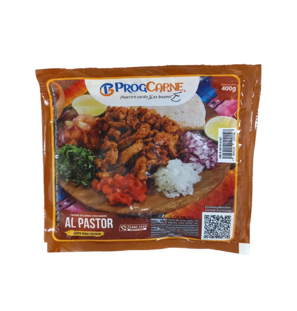 FAJITAS CERDO SABOR PASTOR 400