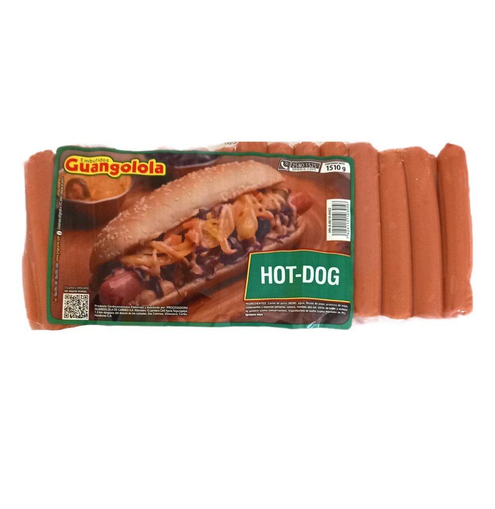 HOT DOG GUANGOLOLA 1510G 