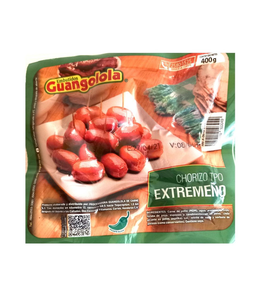 CHORIIZO EXTREMEÑO 400G GUANGO