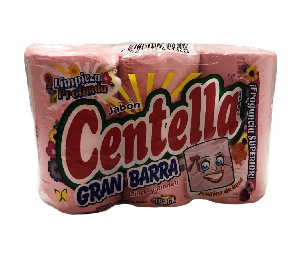 JABON CENTELLA ROSADO GRAN BAR