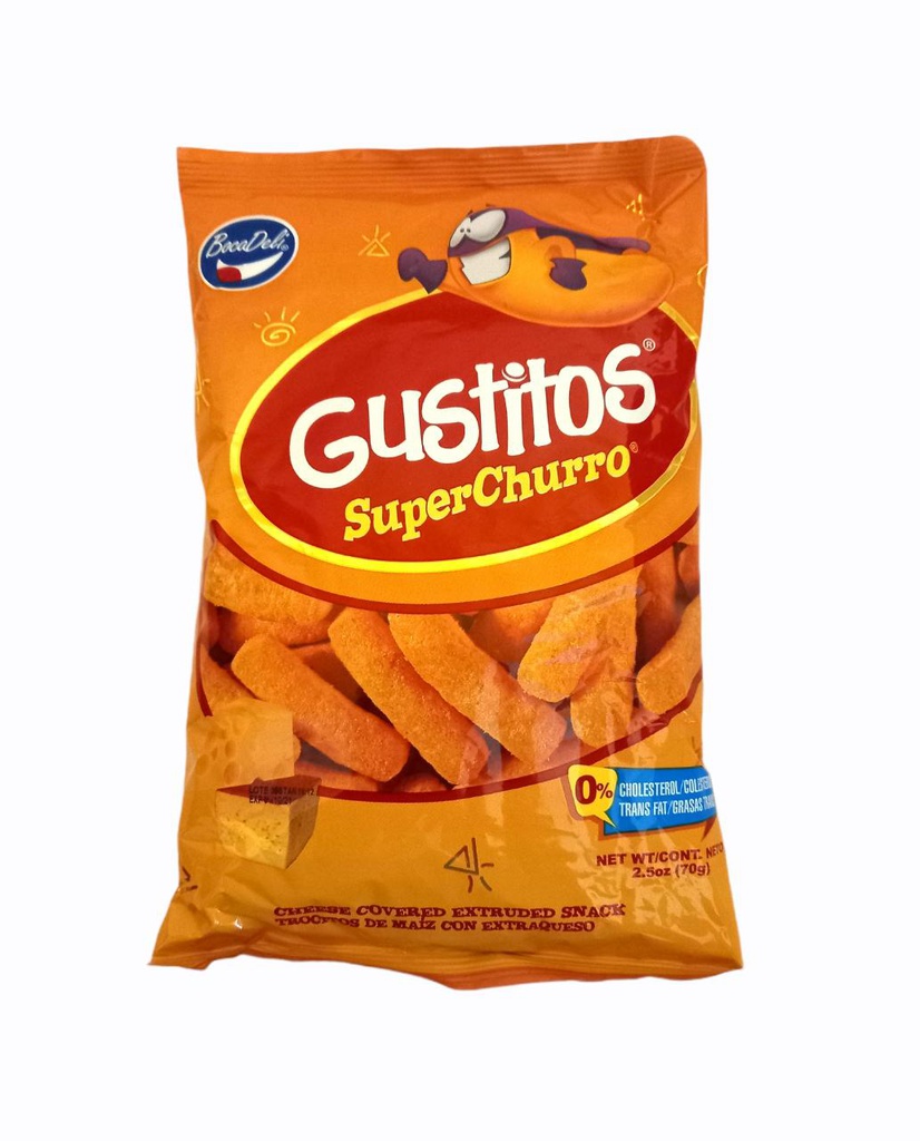 GUSTITOS SUPER CHURRO QUESO BO